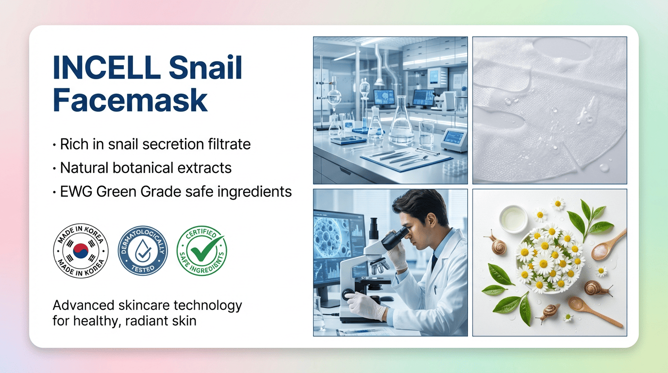 Incell Snail Facemask Product Sheet